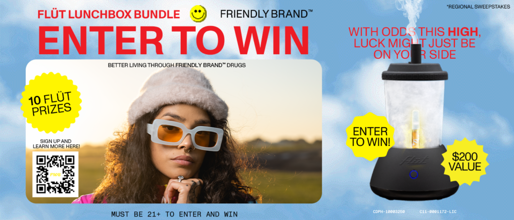 Friendly Brand Flut sweepstakes