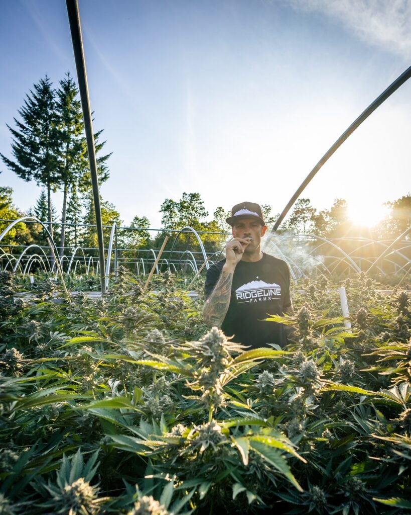 Jason owner of Ridgeline Farms in Humbolt, California